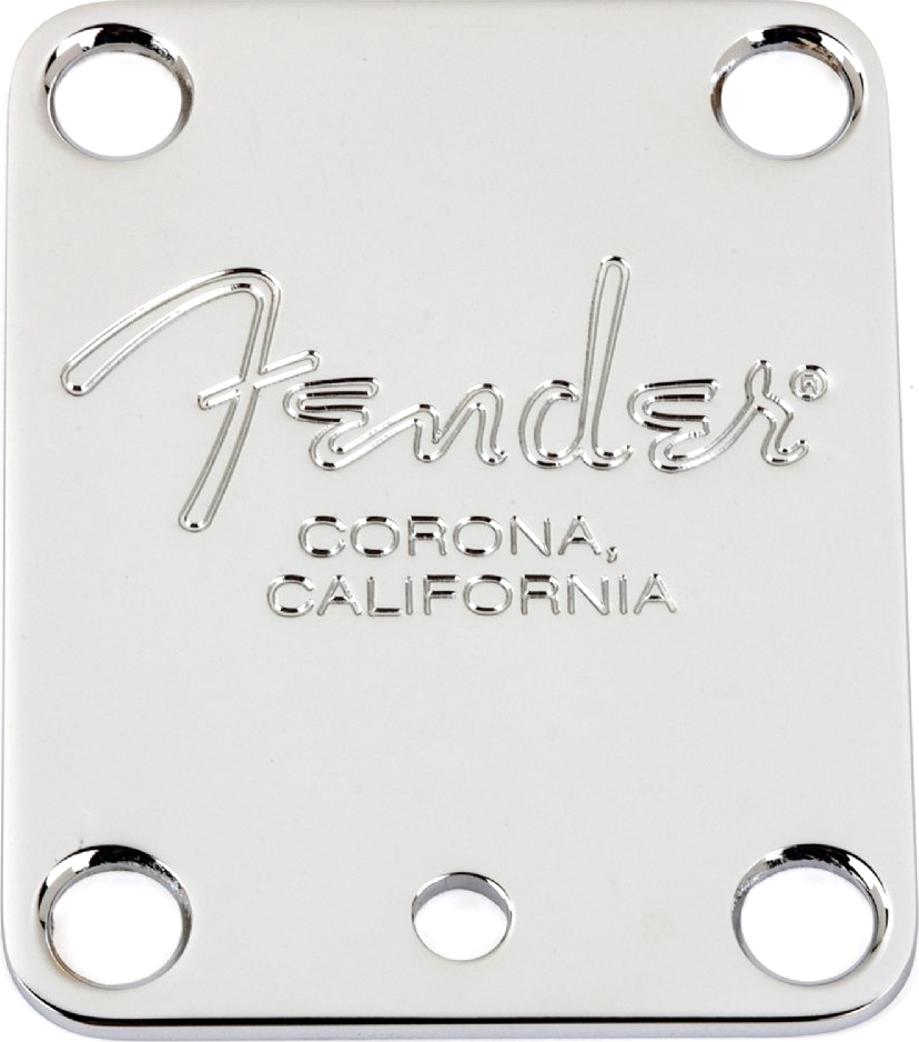 FENDER AMERICAN STANDARD GUITAR NECK PLATE, 4-BOLT, WITH