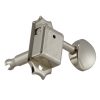 GROVER DELUXE NICKEL W/   METAL BUTTON SET 6 3+3