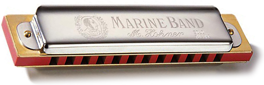 HOHNER MARINE BAND 12 HOLE DIATONIC HARMONICA KEY OF C