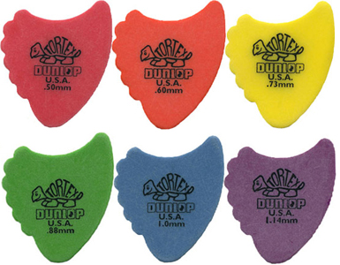 DUNLOP TORTEX FIN PICKS, 0.50