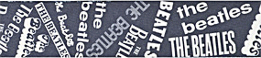 D'ADDARIO "THE BEATLES" GUITAR STRAP, POLYESTER