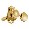 GROVER LOCKING DELUXE GOLD W/   METAL BUTTON SET 6 3+3
