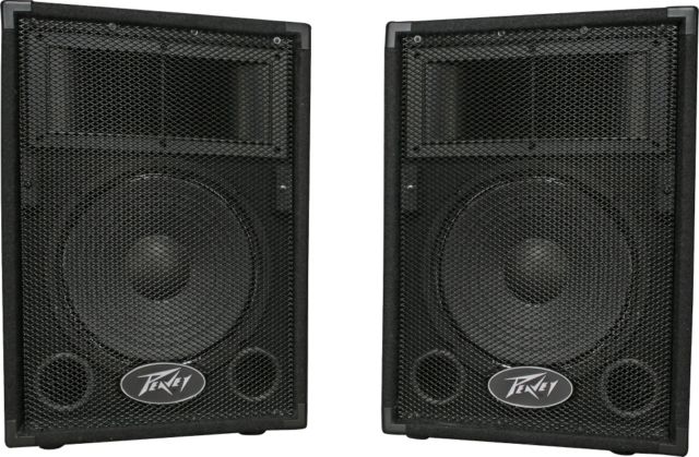 Peavey PVI 10 10" PA Speaker Cabinet Pair (Black) (570810)
