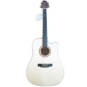 Alba Dreadnought Cutaway Acoustic Electric Guitar (w/ built in chromatic tuner)