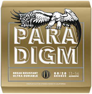 PARADIGM EX LIGHT 80/20 BRONZE ACOUSTIC GUITAR STRINGS
