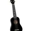 Diamond Head DU-100 Rainbow Soprano Ukulele - Black