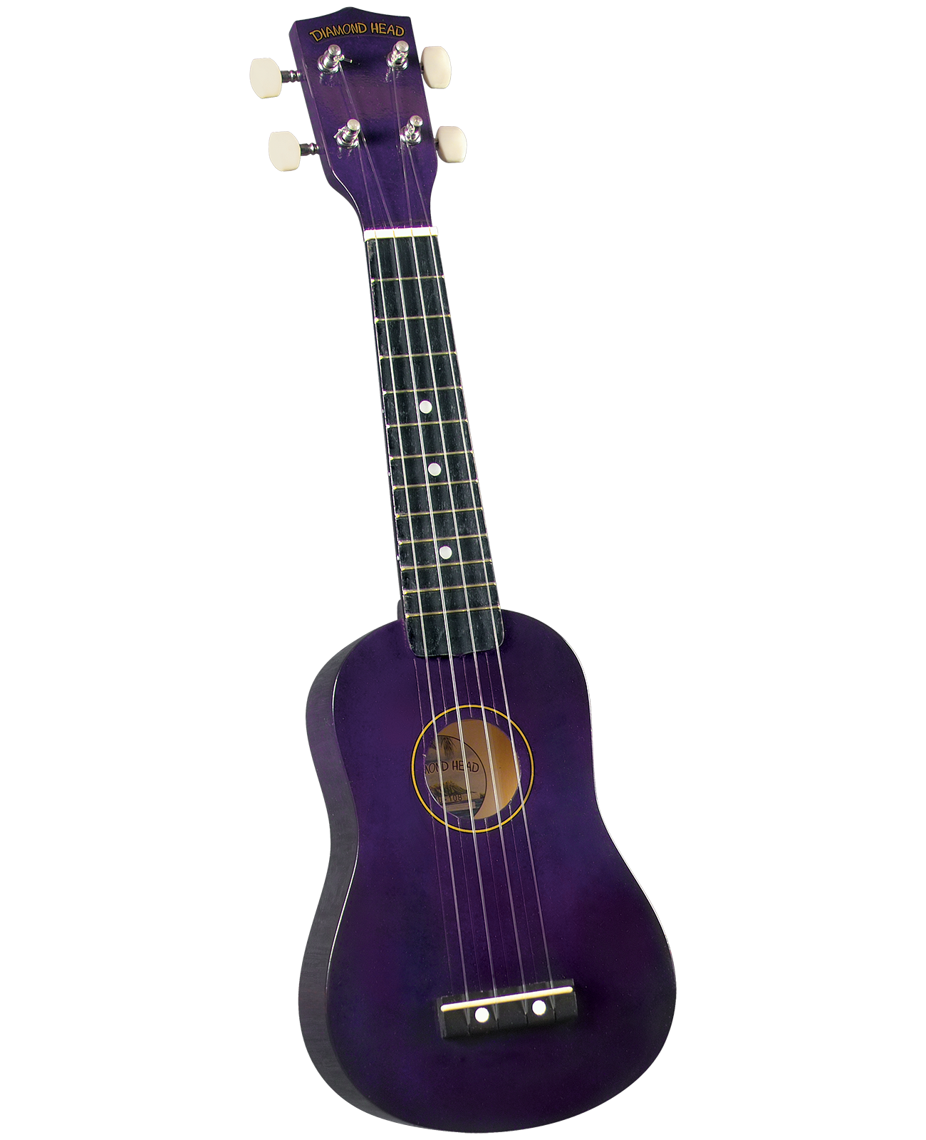 Diamond Head DU-108 Rainbow Soprano Ukulele - Purple