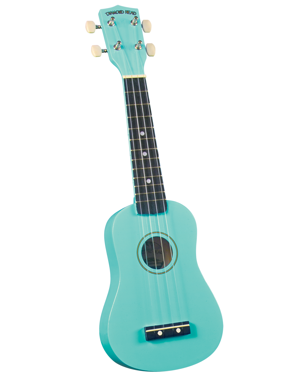 Diamond Head DU-116 Rainbow Soprano Ukulele - Turquoise