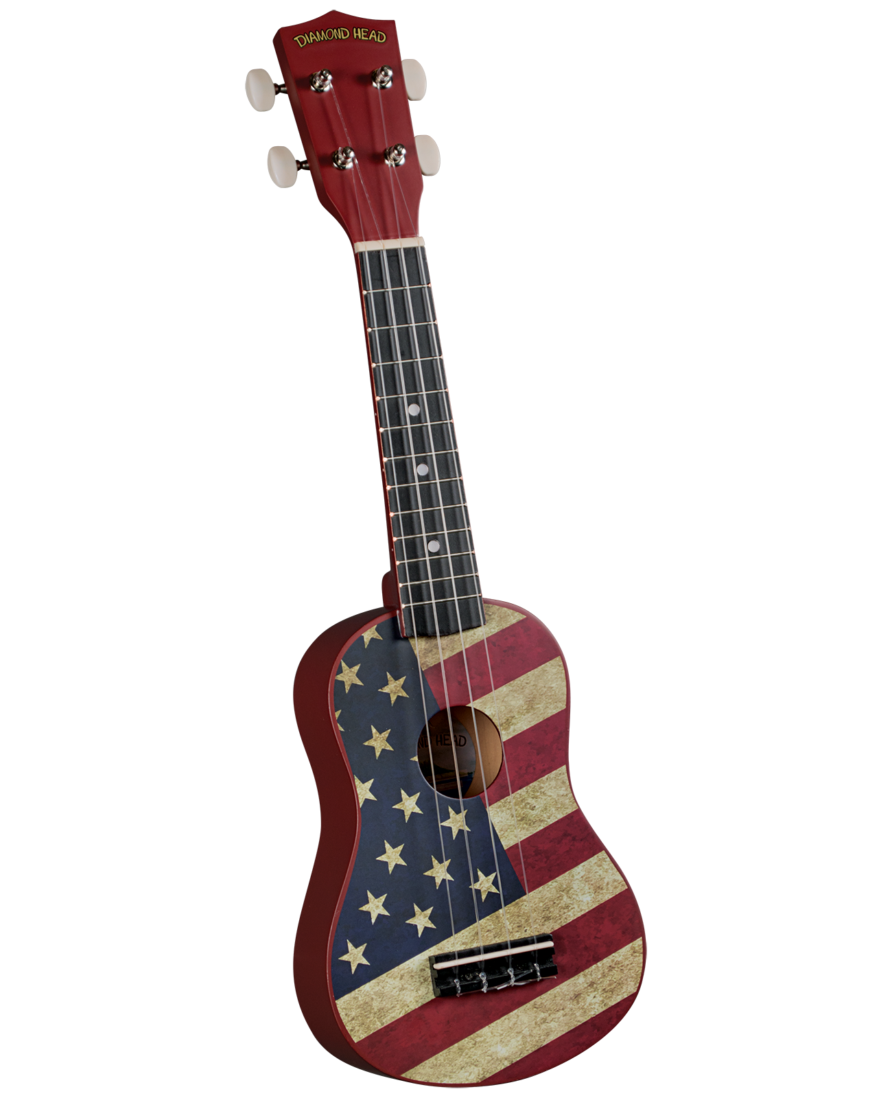 Diamond Head DU-131 Vintage Series Soprano Ukulele - American Flag
