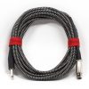 GROVER MICROPHONE XLR FEMALE TO 1/4" PHONE PLUG, HIGH Z CABLE 25'