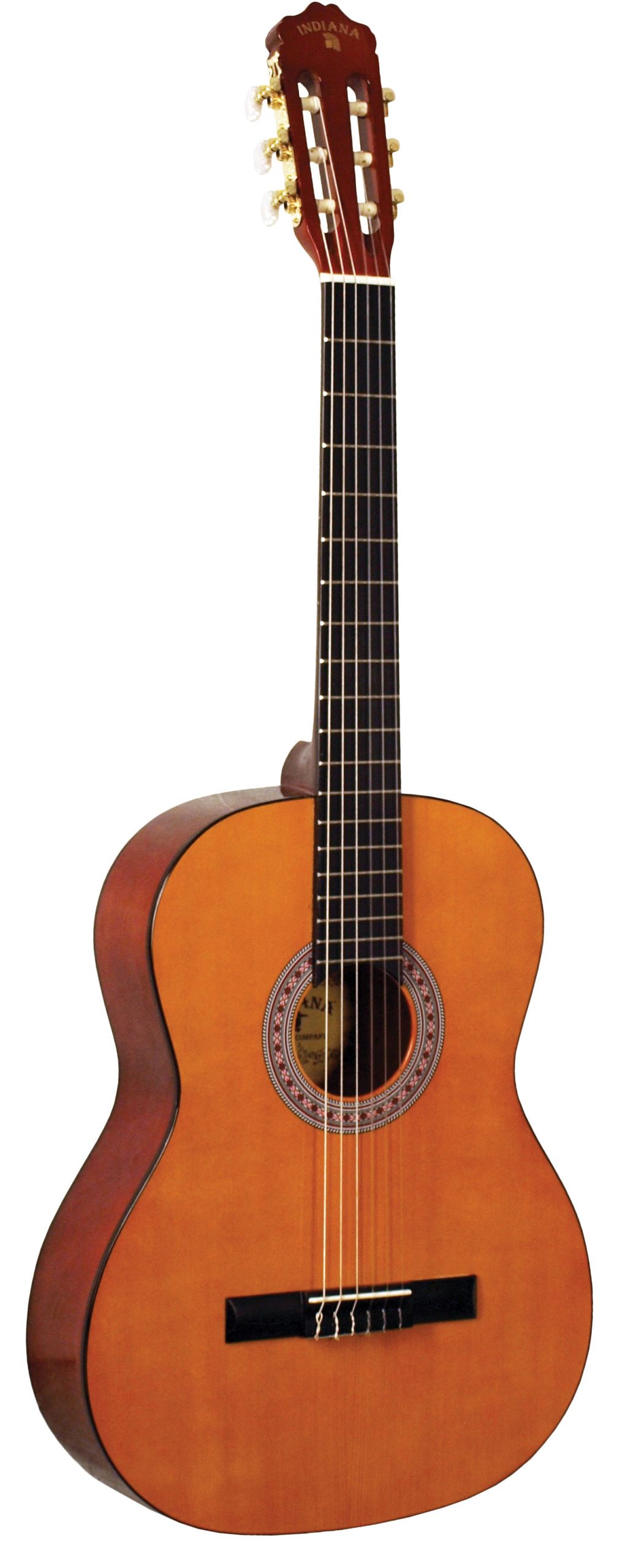INDIANA FULL SIZE CLASSICAL GUITAR, NATURAL GLOSS FINISH