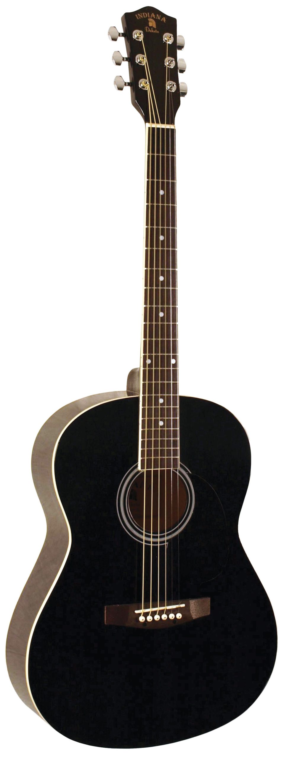 INDIANA DAKOTA GUITAR, BLACK GLOSS FINISH