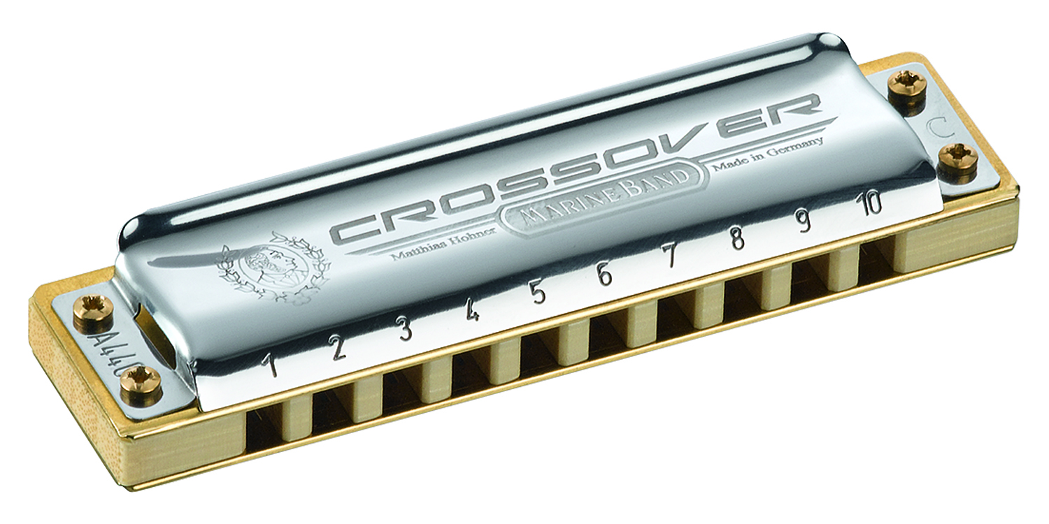 HOHNER MARINE BAND CROSSOVER HARMONICA KEY OF Bb