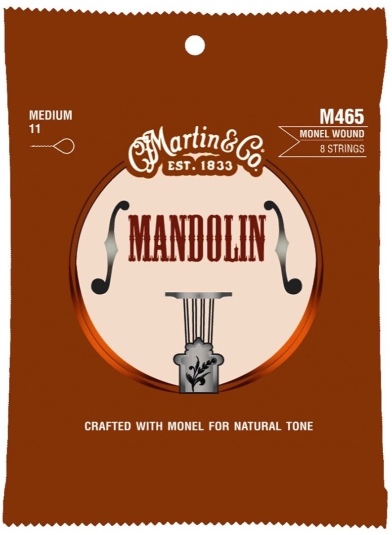 Martin M465 Mandolin Strings Medium Guage (Monel)