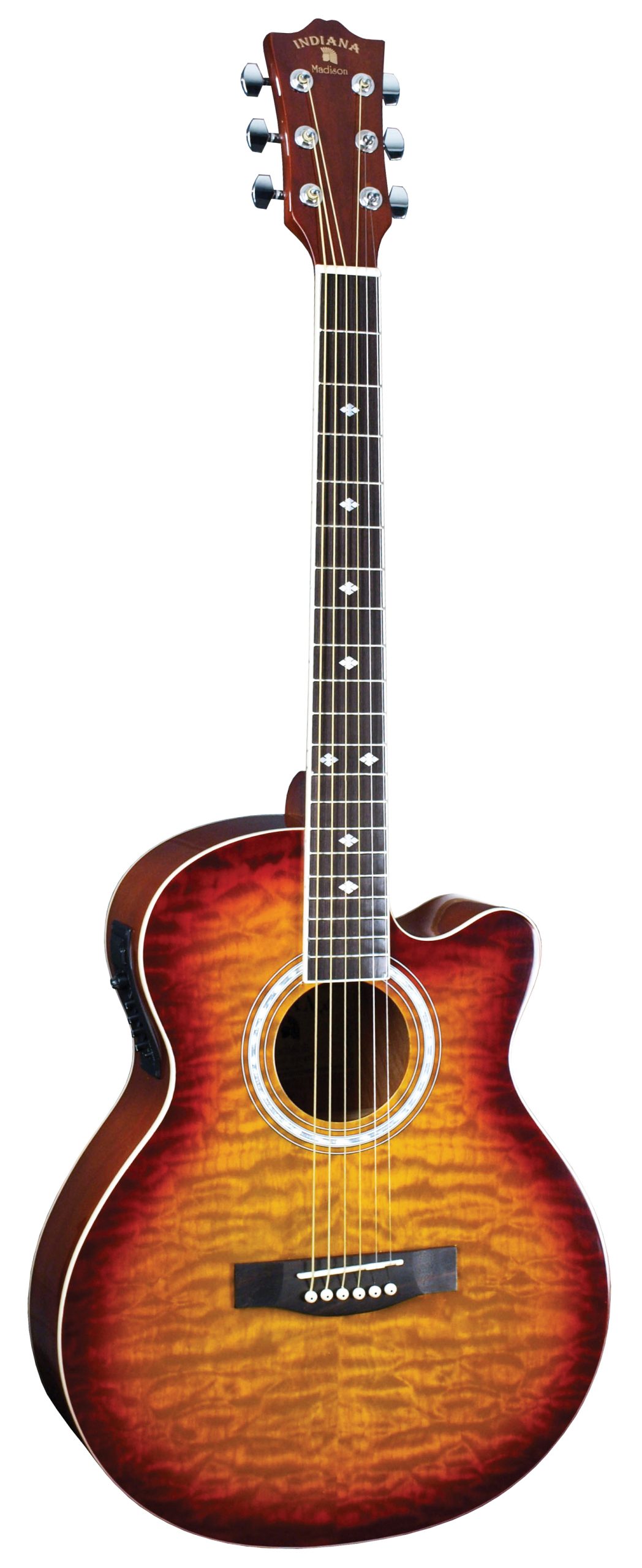 INDIANA MADISON ELITE GUITAR, QUILT TOBACCO