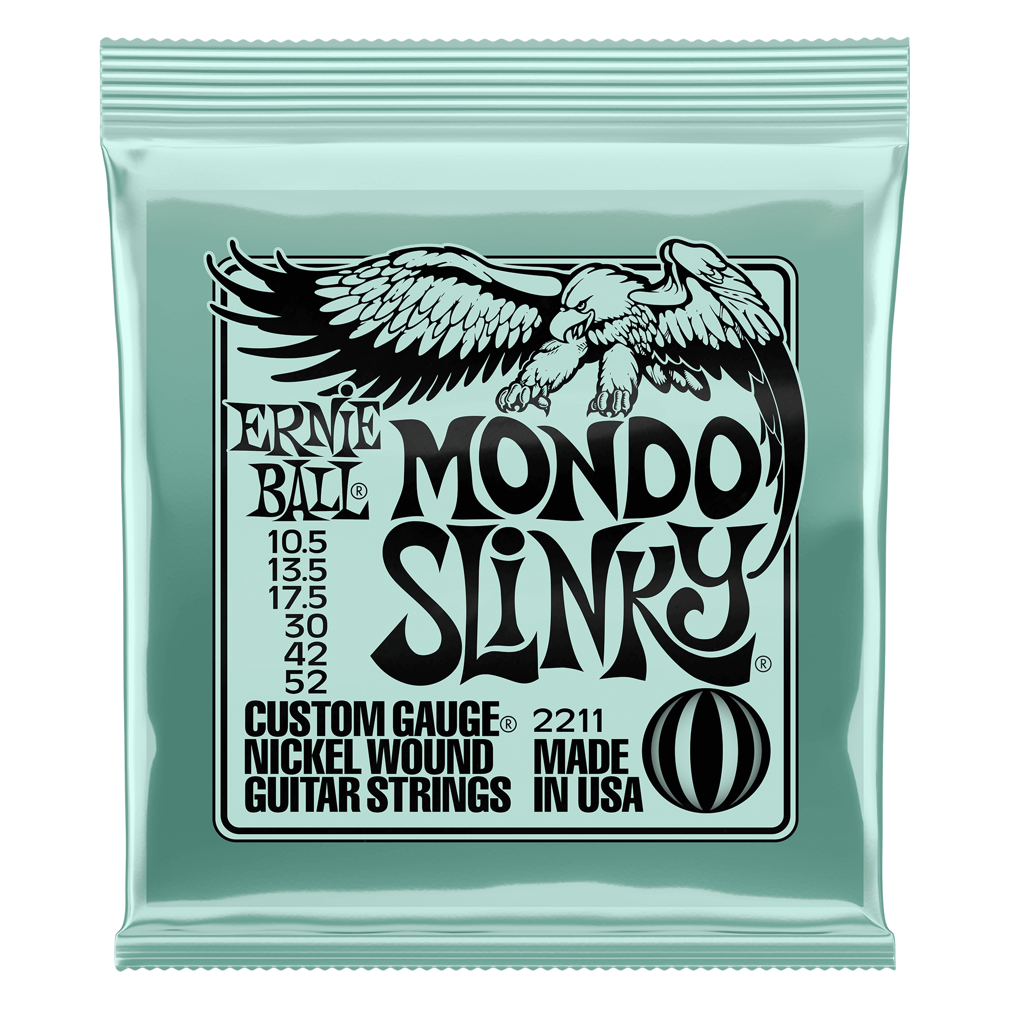 Mondo Slinky Nickel Wound Electric Guitar Strings 10.5 - 52 Gauge