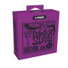 Power Slinky Nickel Wound Electric Guitar Strings 3 Pack - 11-48 Gauge
