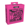 Super Slinky Nickel Wound Electric Guitar Strings 3 Pack - 9-42 Gauge