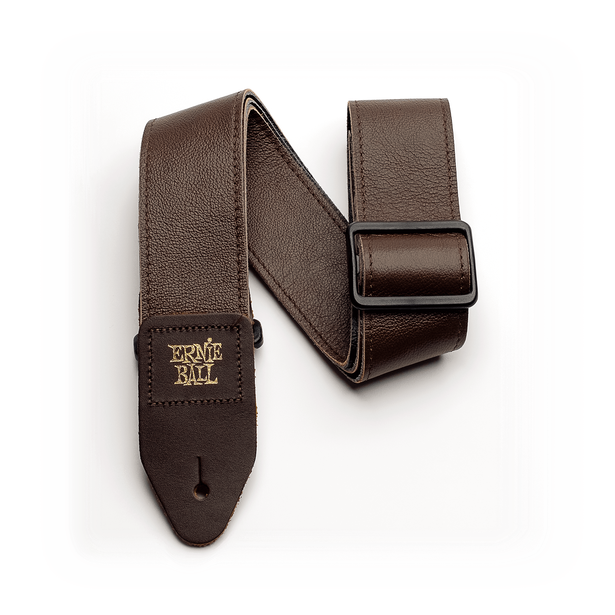 2" Tri-Glide Italian Leather Strap - Brown