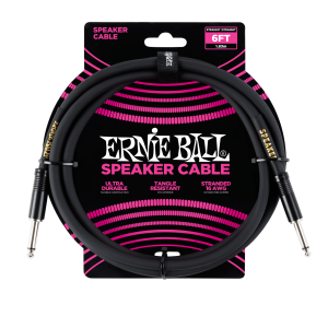 6' Straight / Straight Speaker Cable