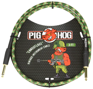 Pig Hog "Camouflage" 3ft Patch Cables