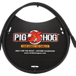 Pig Hog Cable - 1/4" TRS, 3 ft