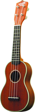 OHANA SOPRANINO UKULELE, 12-FRET, SOLID MAHOGANY TOP/BACK/SIDES,
