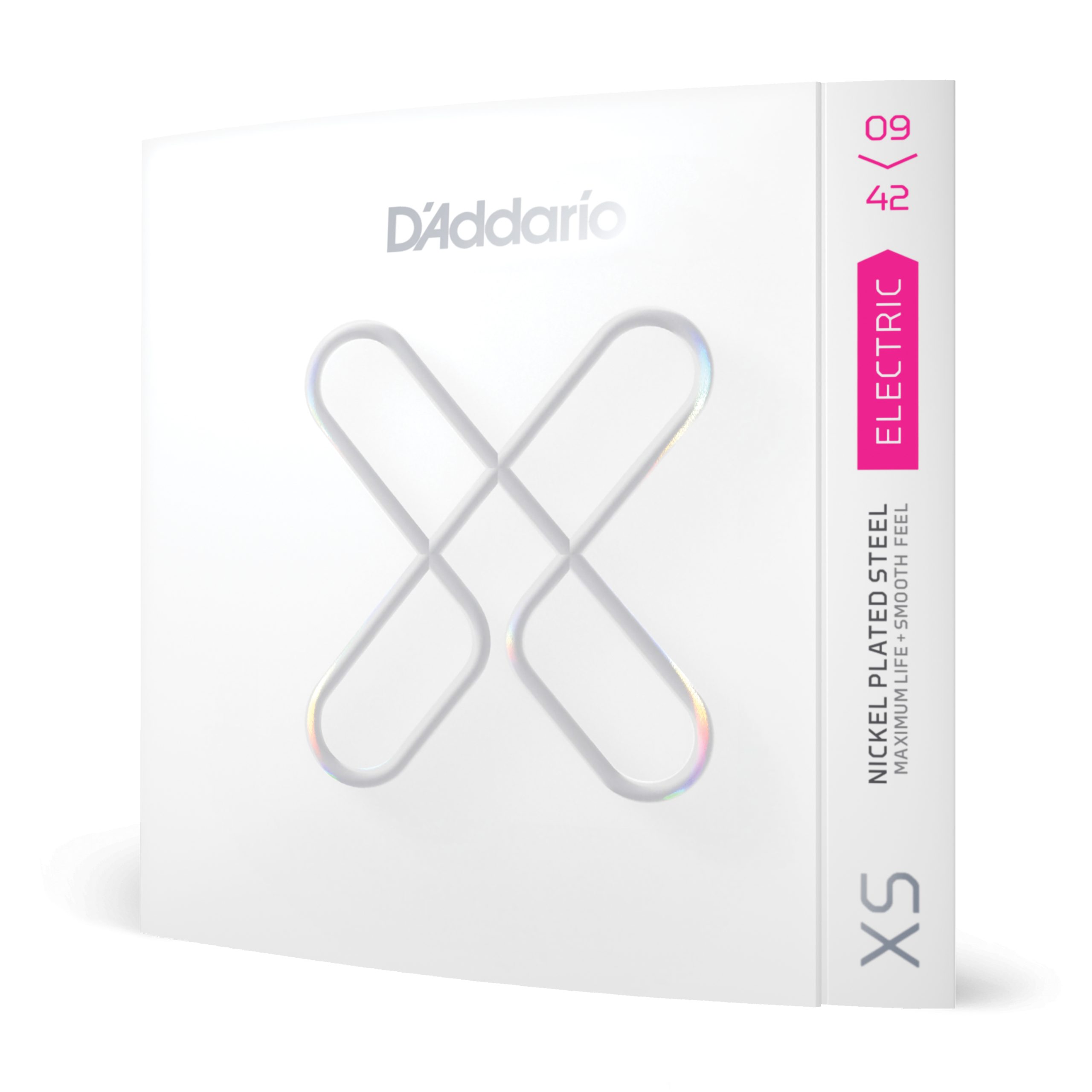 D'ADDARIO XS COATED NICKEL ELECTRIC GUITAR STRINGS, 9-42