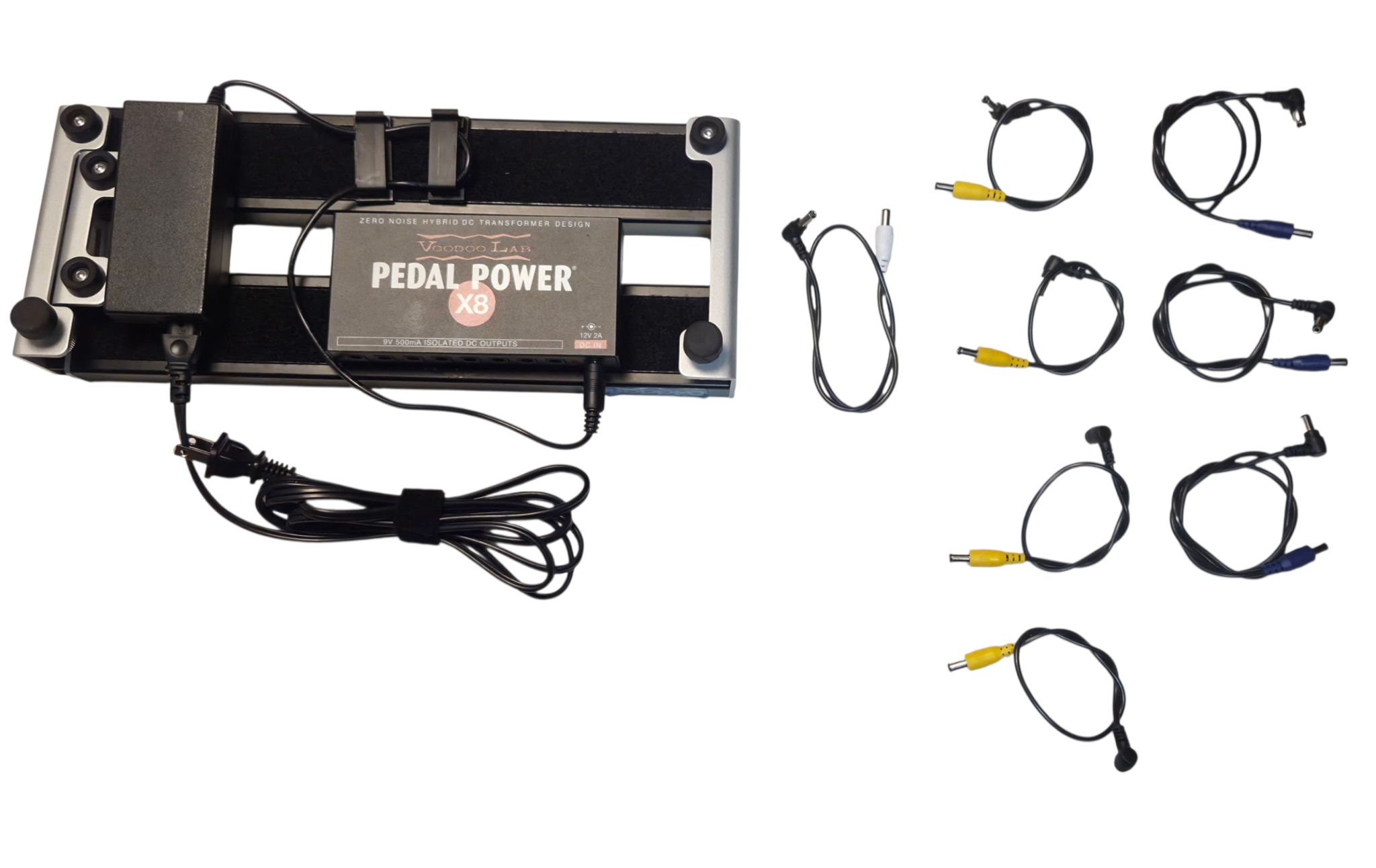 Black Pearl Guitar Works Exclusive! --D'Addario XPND Pedalboard - Small and Voodoo Lab X8 8-output Isolated Power Supply Bundle (No Box) - Image 3