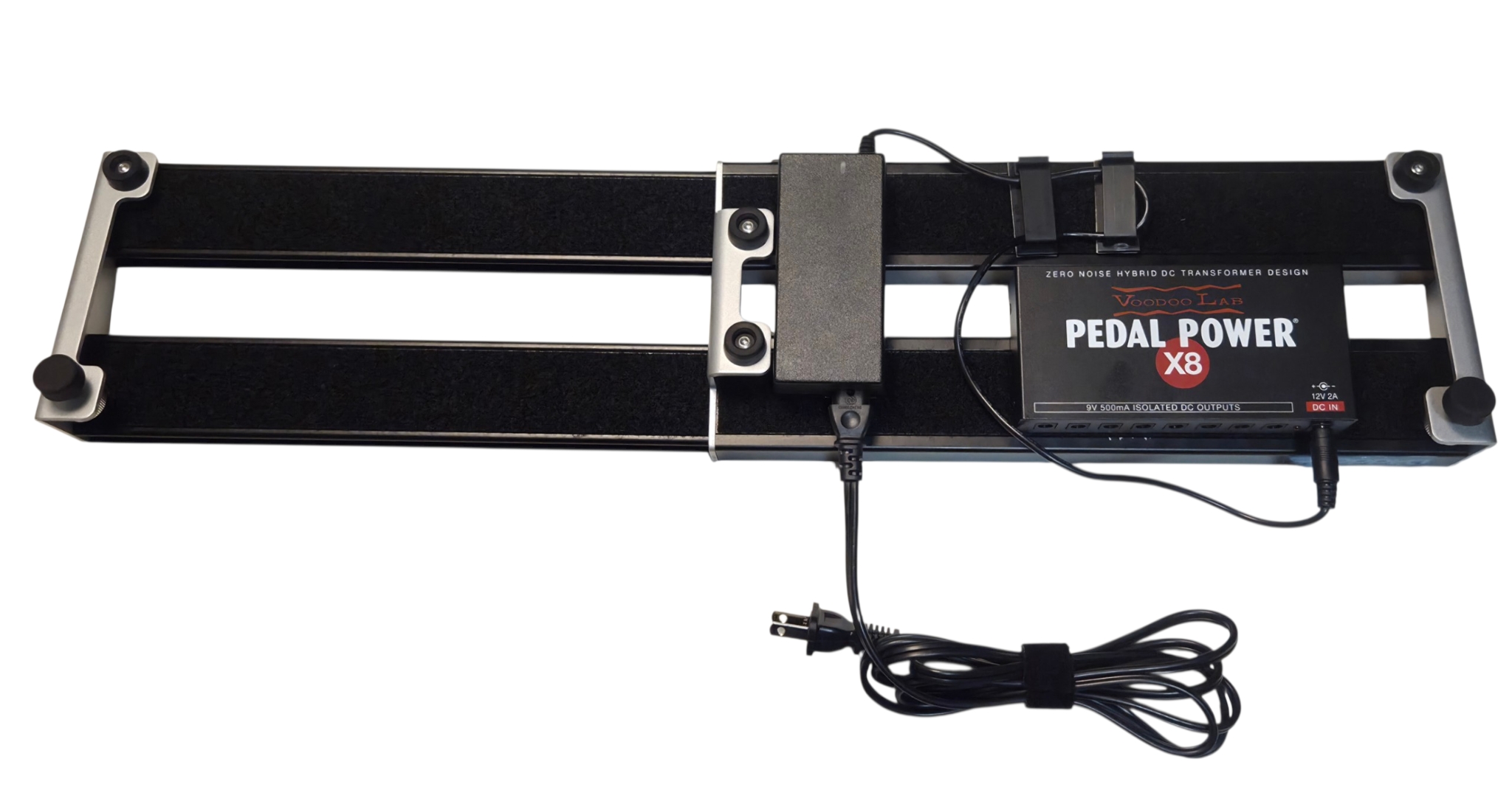 Black Pearl Guitar Works Exclusive! --D'Addario XPND Pedalboard - Small and Voodoo Lab X8 8-output Isolated Power Supply Bundle (No Box) - Image 6