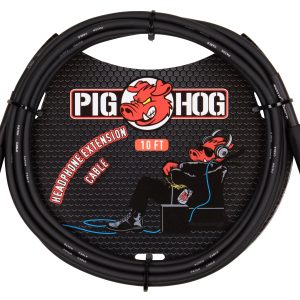 Pig Hog Solutions - 10ft Headphone Extension Cable, 1/4" to 3.5 mm