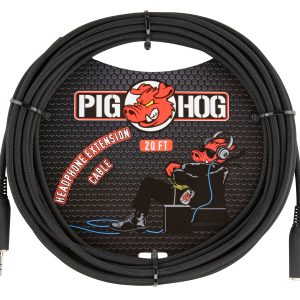 20ft Headphone Extension Cable, 3.5mm, Black