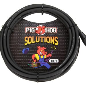 Pig Hog 3.5mm TRS to Male XLR cable, 10ft