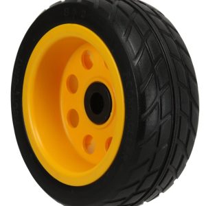 Ground Glider Rear Wheel 2-Pack, 8" x 3" No-flat R-Trac (Pair of wheels for R6, R8, R14 & R16), Offset Hub