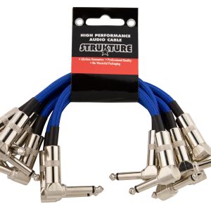 Strukture 6 inch Patch Cable 6pk, Blue