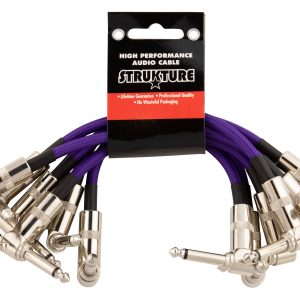 Strukture 6 inch Patch Cable 6pk, Purple