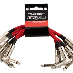Strukture 6 inch Patch Cable 6pk, Red