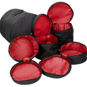 5 Piece Drum Bag Set (14" x 6.5", 12" x 11", 13" x 12", 16" x 16", 22" x 18")