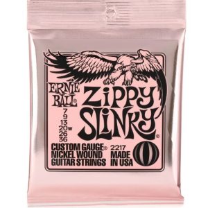 Ernie Ball 2217 Zippy Slinky Nickel Wound Electric Guitar Strings - .0