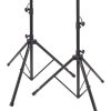 Proline LST2BK Speaker Stand Pair