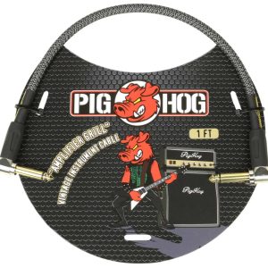 PIG HOG "AMPLIFIER GRILL" 1FT RIGHT ANGLED PATCH CABLE