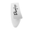 Dunlop 9002P Thumbpicks White Plastic. Medium (4 Pack)