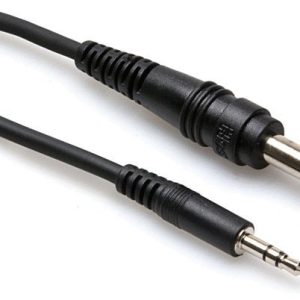 Hosa CMS-110 Stereo Interconnect 3.5mm TRS to 1/4" TRS. 10'