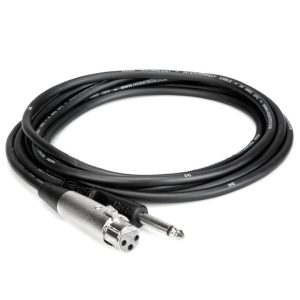 Hosa PXF-105 Unbalanced Interconnect XLR3F to 1/4" TS. 5'