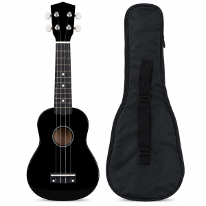 Palmer Soprano Ukulele Black + Gig Bag