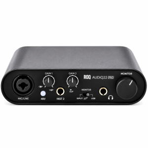 Alternative view of ROQ Audio AUDiQ22 - 2 in 2 out USB Audio Interface