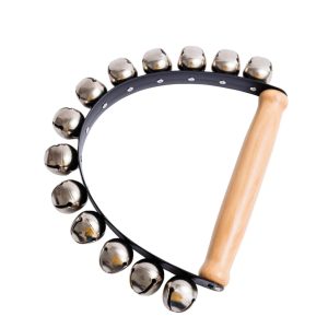Perfekt Gear 13-Bell Curved Handheld Sleigh Bells
