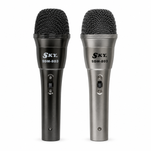 Sky SDM-803 Heavy Duty Dynamic Dual Pack (2 Microphones) Microphones with Cables