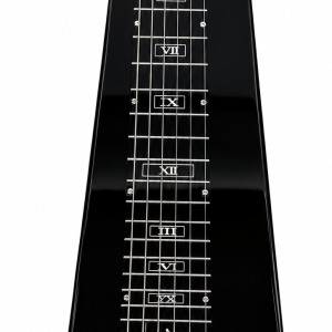 Alternative view of Danville MLS-TBK 6-String Electric Lap Steel Guitar – Black