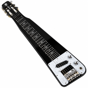 Danville MLS-TBK 6-String Electric Lap Steel Guitar – Black